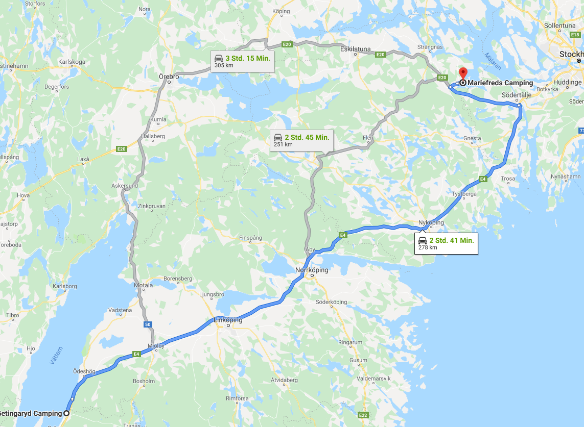 Von Gränna nach Mariefred