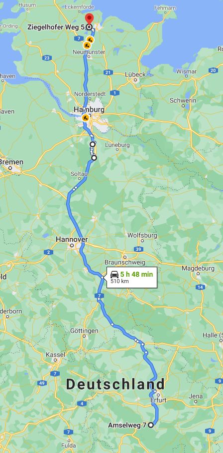 Aufbruch in den Urlaub